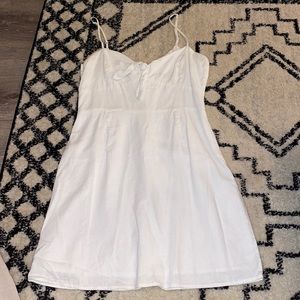 White Linen Dress